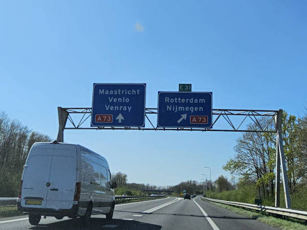 Autobahn A73 Autobahndreieck Rijkevoort | Foto: Holland.guide